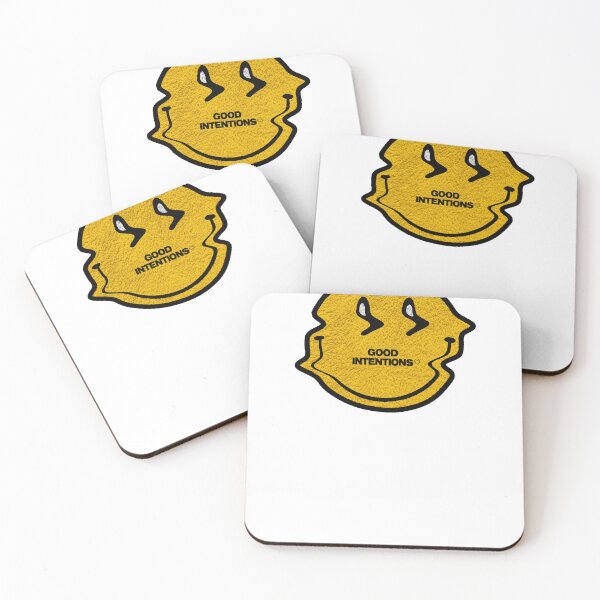 Item preview, GOOD INTENTIONS, Distorted, Smiley Face, Pop Art, Y2K, Street wear designed and sold by ArtsyFartsy777.