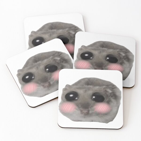 Item preview, sad hamster blushing  designed and sold by SillyLittleSnek.