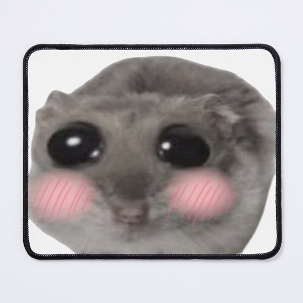 Item preview, sad hamster blushing  designed and sold by SillyLittleSnek.
