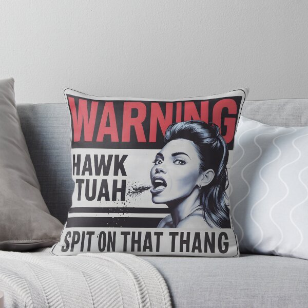 Item preview, Warning! Hawk Tuah Spit on that thang! Viral Meme designed and sold by Nabucodonoshop.