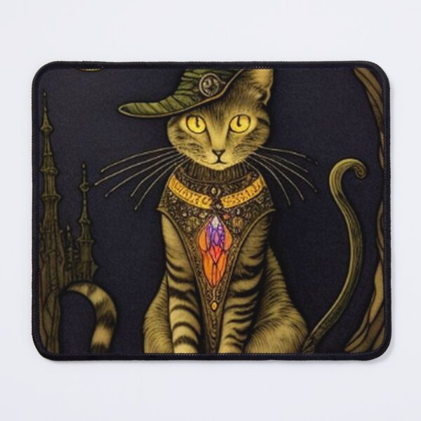 Item preview, Gothic Haunting Witch Cat designed and sold by TheDarkWardrobe.