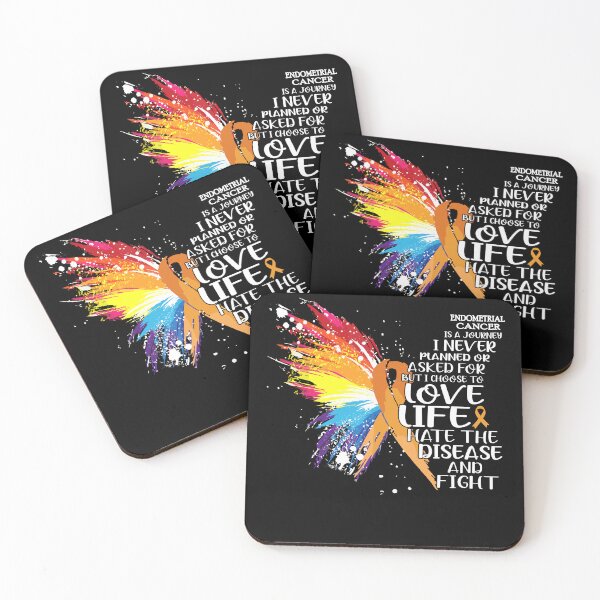 Item preview, Endometrial Cancer is a journey I NEVER planned or asked for but i choose to LIVE LIFE hate the disease and FIGHT designed and sold by KatMercerr.