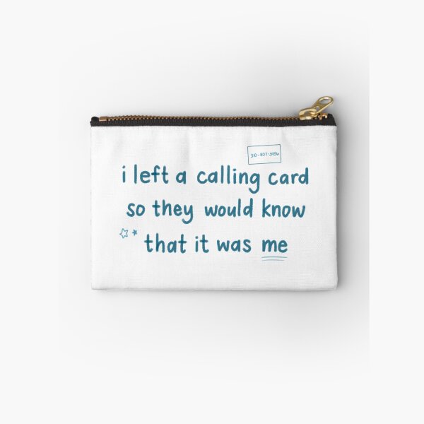 Item preview, i left a calling card designed and sold by asternoonco.