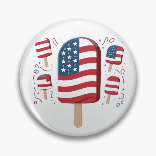 Item preview, Funny 4th of July USA Popsicle Ice Cream American Flag Women designed and sold by SztylishDesigns.