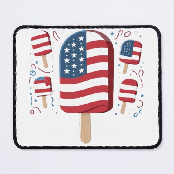 Item preview, Funny 4th of July USA Popsicle Ice Cream American Flag Women designed and sold by SztylishDesigns.
