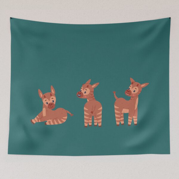 Item preview, Okapi Cute Animals designed and sold by MomentumCloset.