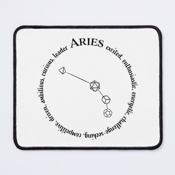 Item preview, Aries Dice Constellation - Astrological Traits designed and sold by Mystic 20 Dice.