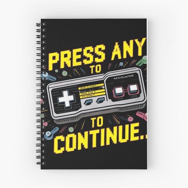 Item preview, Classic gaming console: Press any key to continue  designed and sold by Ajax90.