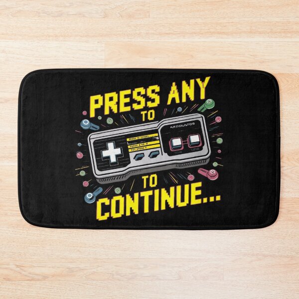 Item preview, Classic gaming console: Press any key to continue  designed and sold by Ajax90.