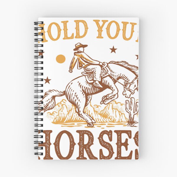 Item preview, Hold your Horses English Idiom Rodeo Horse Riding Equestrian designed and sold by Micro-dose.