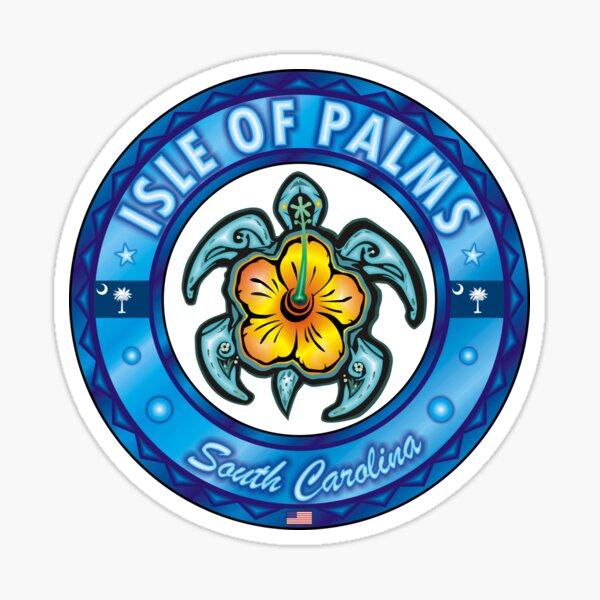 Item preview, Isle Of Palms sea turtle hibiscus designed and sold by studioss76.