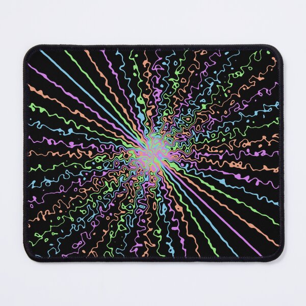 Item preview, Colorful Ripple Abstract Sun Rays Burst Rainbow designed and sold by EvergreenMotifs.