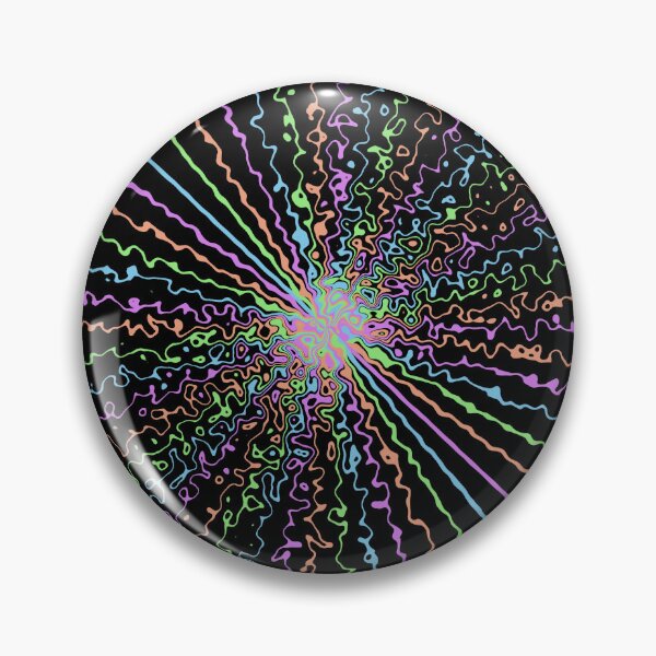 Item preview, Colorful Ripple Abstract Sun Rays Burst Rainbow designed and sold by EvergreenMotifs.