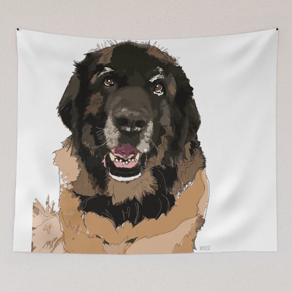 Item preview, Kaiser the Leonberger Dog designed and sold by sketchandpaws.