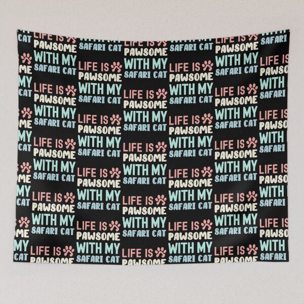 Item preview, Life Is Pawsome With My Safari Cat designed and sold by TheAnimalZ00.