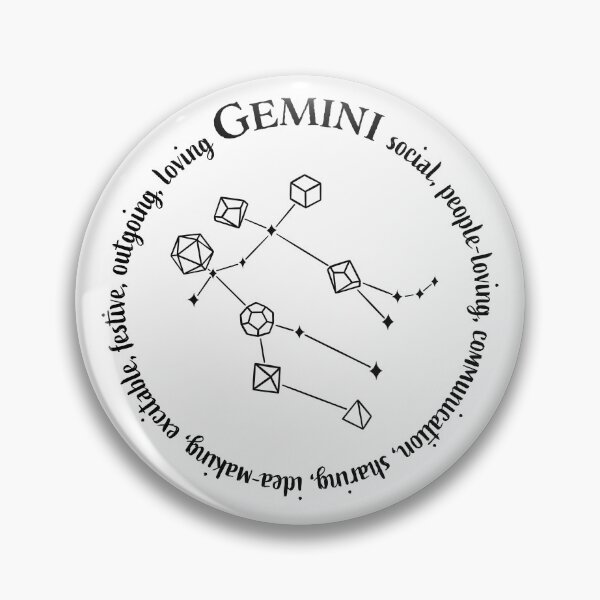 Item preview, Gemini Dice Constellation - Astrological Traits designed and sold by Mystic 20 Dice.
