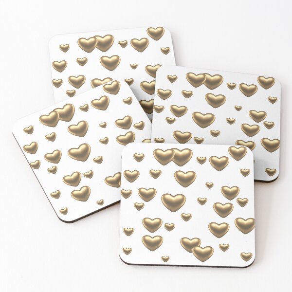 Item preview, Gold hearts designed and sold by Bojana92.
