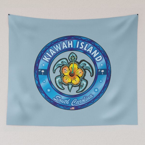Item preview, Kiawah Island sea turtle hibiscus designed and sold by studioss76.