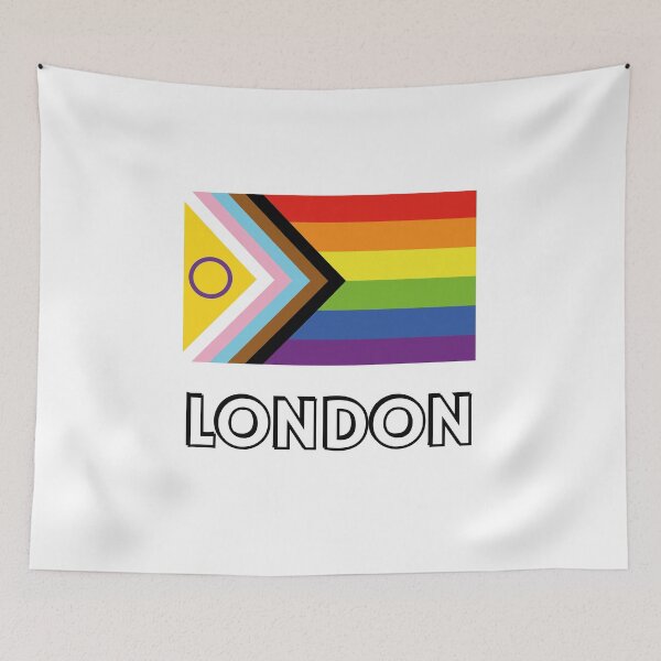 Item preview, Intersex Inclusive Pride Progress Flag London designed and sold by Inspirationmotivation.
