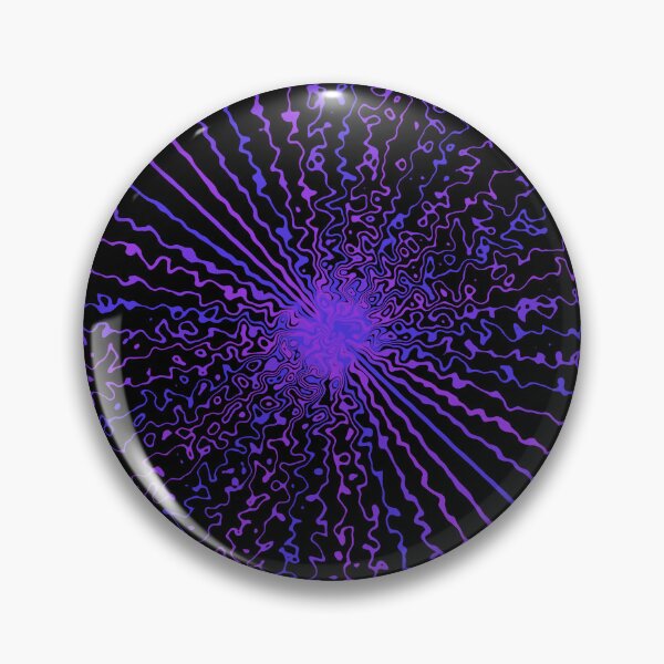 Item preview, Colorful Ripple Abstract Sun Rays Burst Black Blurple designed and sold by EvergreenMotifs.