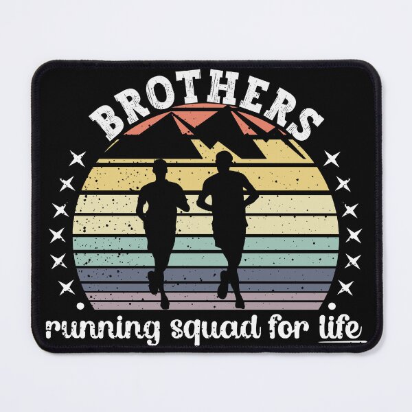 Item preview, Vintage Sunset Brothers Running Squad| Brothers Matching Shirts - Black designed and sold by PearlMoonGrapes.