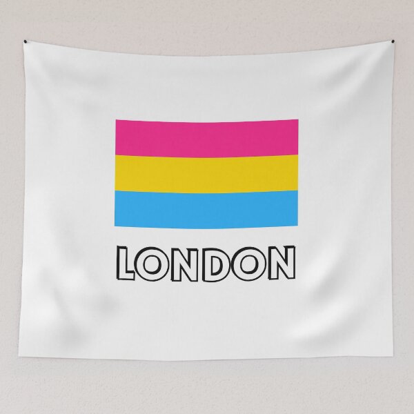 Item preview, Pan Pride Flag London designed and sold by Inspirationmotivation.