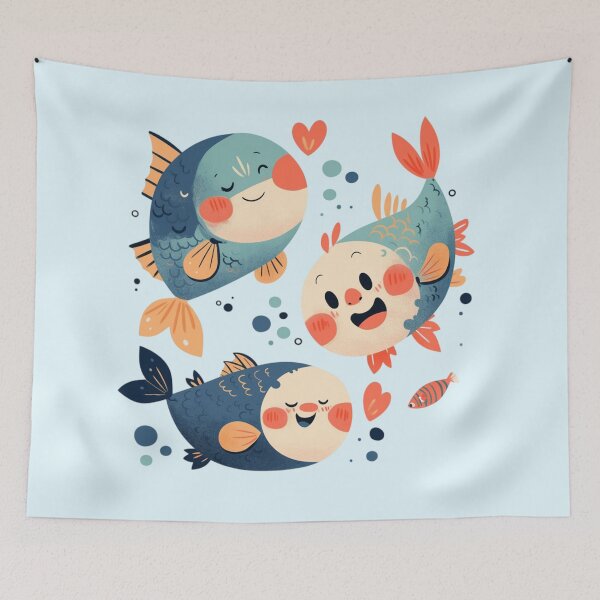 Item preview, Happy Fish Friends designed and sold by emilykang.