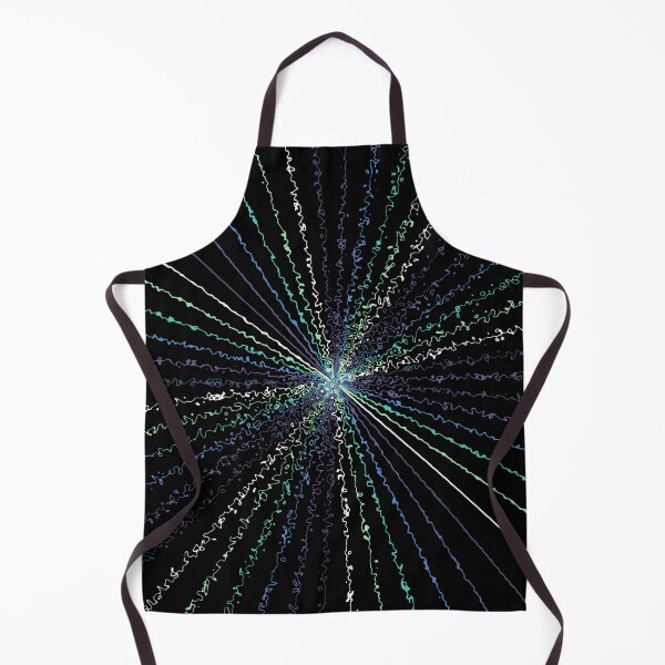 Item preview, Colorful Ripple Abstract Sun Rays Burst Cool Colors designed and sold by EvergreenMotifs.