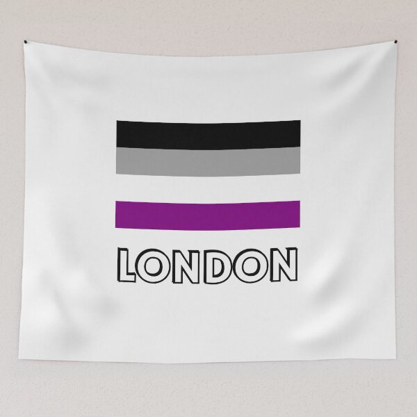 Item preview, Asexuality Pride Flag London designed and sold by Inspirationmotivation.
