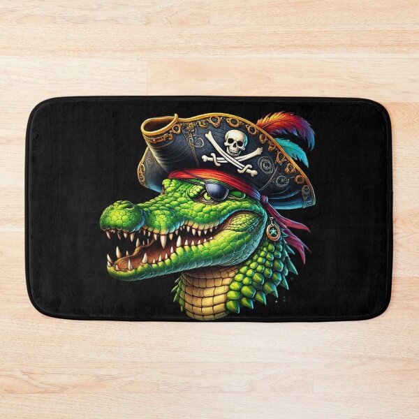 Item preview, The Fierce Pirate Crocodile - Master of the Wild Seas designed and sold by AmigoVerse.