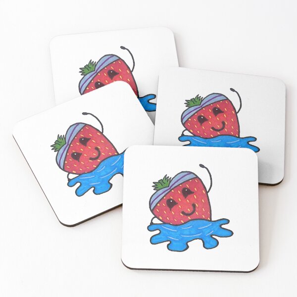 Item preview, Swimming Strawberry designed and sold by bribro2517.