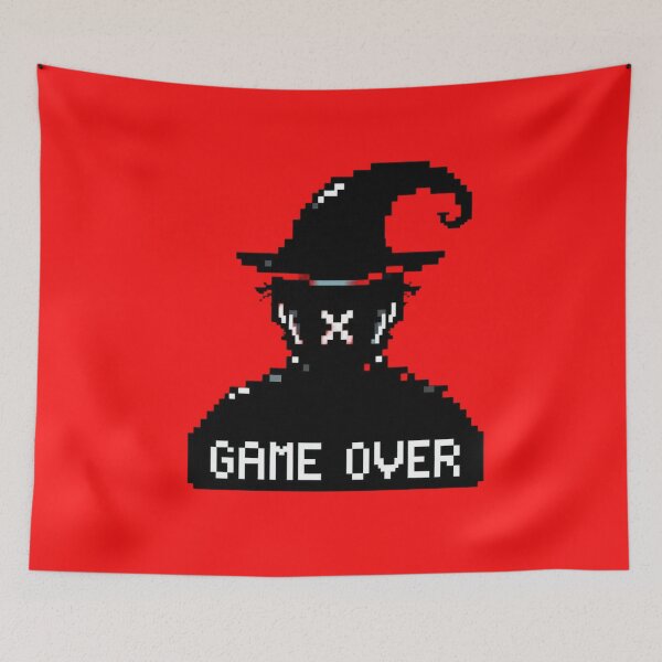 Item preview,  game over retro vintage 8 bit designed and sold by UMIMEDIA.