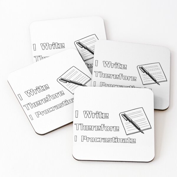 Item preview, The Procrastinting Writer designed and sold by Surf-and-Sky.