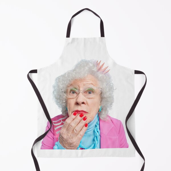Item preview, Old grey haired woman in wonder designed and sold by Estalon.