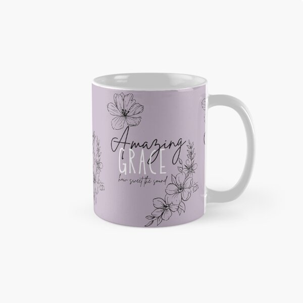 Item preview, Amazing Grace How Sweet The Sound with flowers designed and sold by Ideas-BYDESiGN.