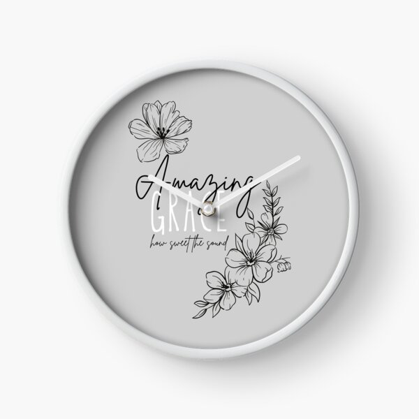 Item preview, Amazing Grace How Sweet The Sound with flowers designed and sold by Ideas-BYDESiGN.