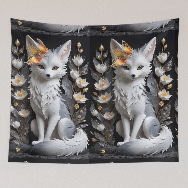 Item preview, Fox Among Flowers designed and sold by Scarlett0777.