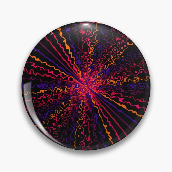 Item preview, Colorful Ripple Abstract Sun Rays Burst Hot Contrast designed and sold by EvergreenMotifs.