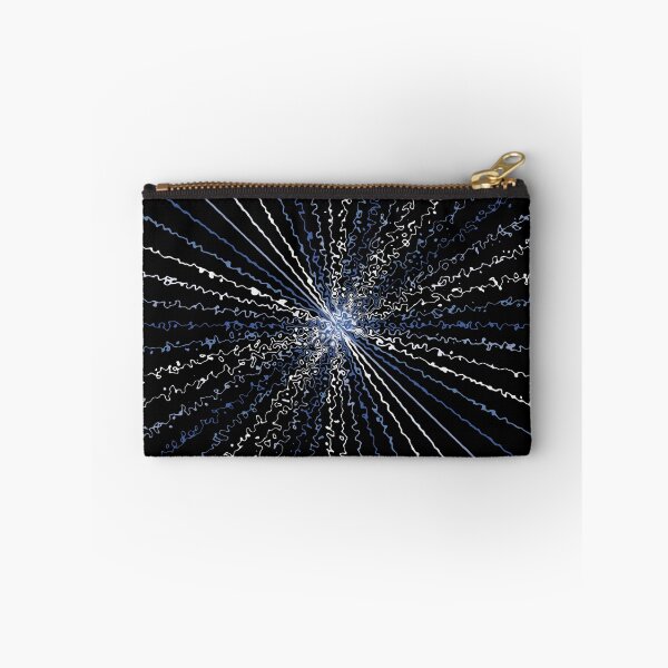 Item preview, Colorful Ripple Abstract Sun Rays Burst Arctic Blue designed and sold by EvergreenMotifs.