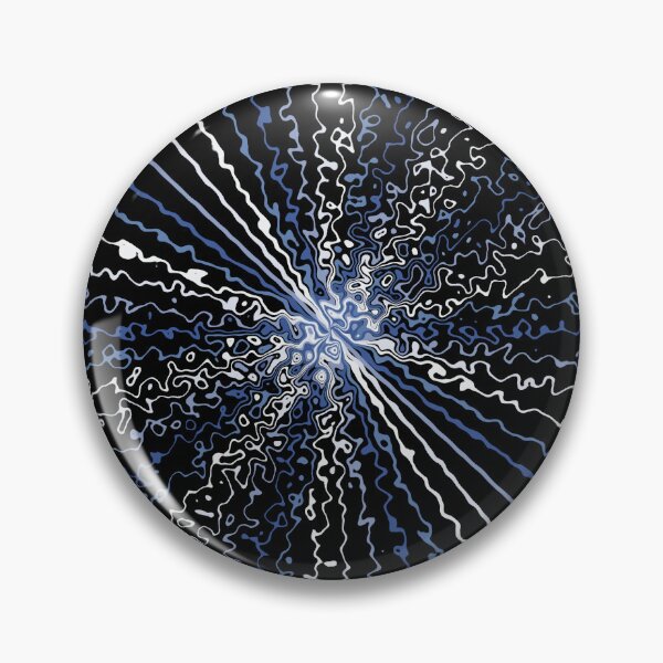 Item preview, Colorful Ripple Abstract Sun Rays Burst Arctic Blue designed and sold by EvergreenMotifs.