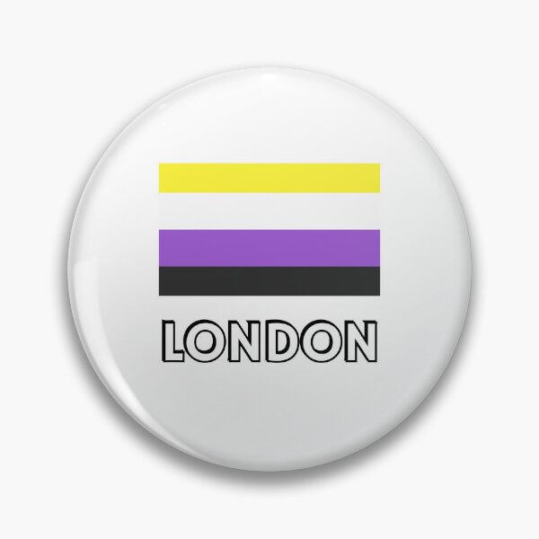 Item preview, Non Binary Pride Flag London designed and sold by Inspirationmotivation.