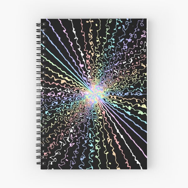 Item preview, Colorful Ripple Abstract Sun Rays Burst Rainbow Bright designed and sold by EvergreenMotifs.