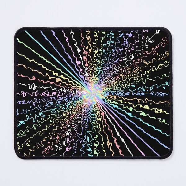 Item preview, Colorful Ripple Abstract Sun Rays Burst Rainbow Bright designed and sold by EvergreenMotifs.