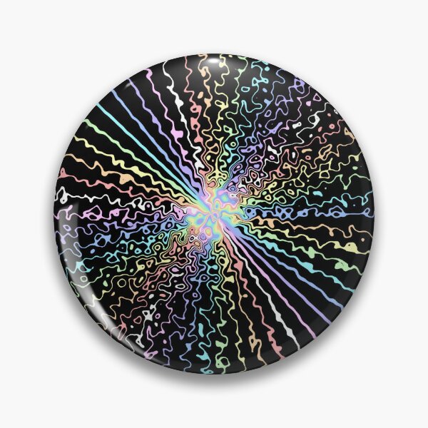 Item preview, Colorful Ripple Abstract Sun Rays Burst Rainbow Bright designed and sold by EvergreenMotifs.