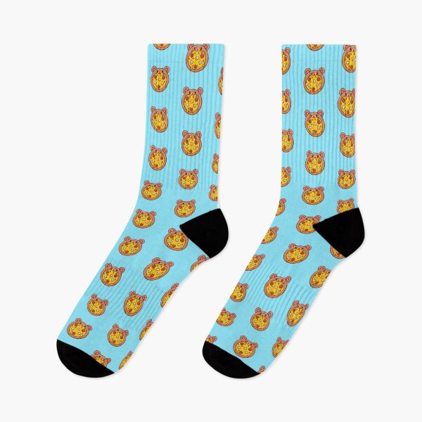 Item preview, Cute Bear with Pizza: Cartoon Vector Icon - A Delightful Mix of Animal Charm and Pizza Fun designed and sold by hjian8219.