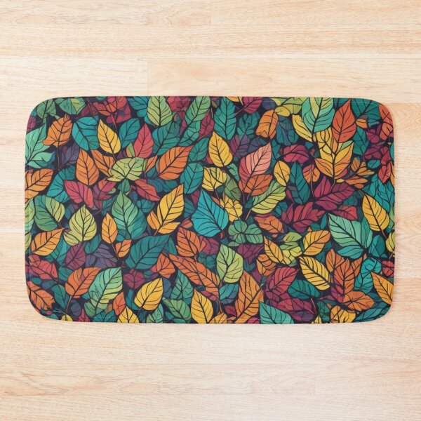 Item preview, Abstract Colorful Leaves Pattern designed and sold by calibrit.