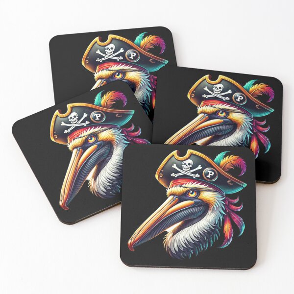 Item preview, Daring Pirate Pelican - Captain of the Tropical Seas designed and sold by AmigosFurEver.