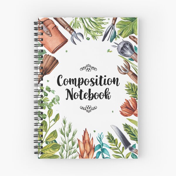 Item preview, garden delight composition book  designed and sold by TK Art1989.
