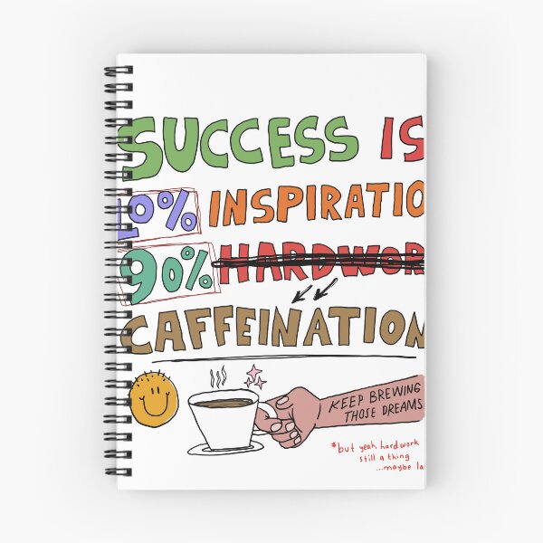 Item preview, Success is caffeination designed and sold by WorkingUpstairs.
