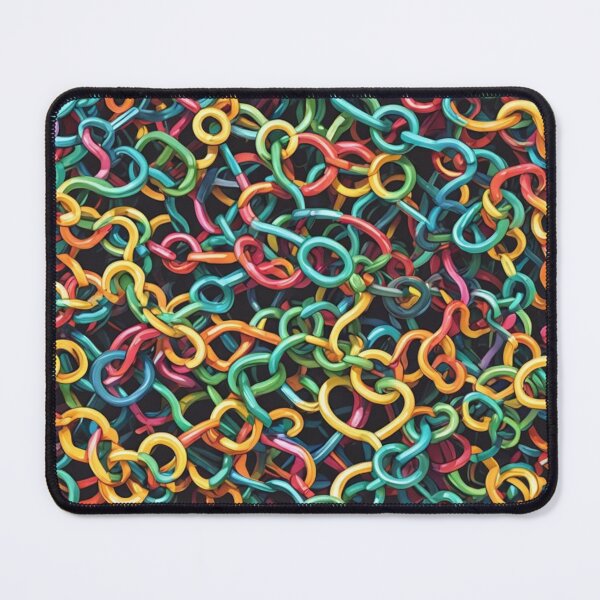 Item preview, Abstract Colorful Chain Pattern designed and sold by calibrit.